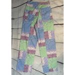 H&M  Bandana Print High Rise Wide Leg Jeans Pants Size 4 Photo 1