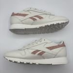 Reebok Classic Leather Womens Chalk/Aura Orange Leather Lifestyle Sneakers 8.5 Photo 5