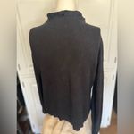 Kenneth Cole Reaction | Black Ruffle Cardigan | L.  Photo 3