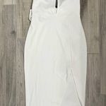 House of Harlow  1960 x Revolve White Bodycon Halter Neck Midi Dress- Size Medium Photo 0