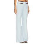 Amanda Uprichard  x REVOLVE Windsor Pants in Baby Blue & Chocolate Brown X-Small Photo 2