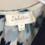 Anthropologie Deletta Bi-Coastal Navy Tank Top Photo 2