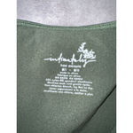 Free People Women's  Green Seamless Square Neck Crop Tank Top M Photo 6