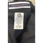 Amanda Smith Black Wool Pencil Skirt Size 6 Lined Classic O Career Photo 2