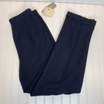Jones New York NWT Navy Blue Wool Pleat Front Trousers Sz 10 Photo 0