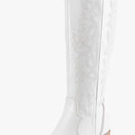 Dream Paris New DREAM PAIRS White Tall Western Cowboy Boots in Size 10 Photo 0