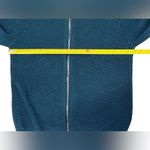 Alfani Ribbed Knit Mock Dual Zip Kale Green Sweater Size M Modern Academia NWT Blue Size M Photo 5