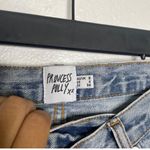 Princess Polly HOLLY ASYMMETRIC STRAIGHT LEG JEAN LIGHT WASH DENIM LOWER IMPACT Photo 3