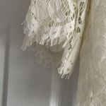 Mustard Seed  Women’s Off Shoulder Lace Short Top Photo 3