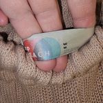 Free People Beach Womens Tan Knit Pants Medium Photo 3