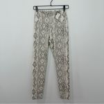 Beach Riot  Ayla Leggings Taupe Snake Print High Rise Photo 1