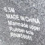 Open Edit  | Women's Black Faux Leather Square Toe Business Loafer Shoes, 6.5M Photo 6