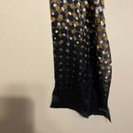Echo‎ Silk Scarf Gold Purple Green Geometric Brown Photo 1