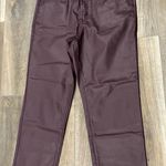 Elegant Maroon Straight Leg Women's Pants 14S Red Size undefined Photo 0