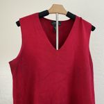 Ralph Lauren Lauren  Tank Top Womens L Red Silk Blend Sleeveless Shell‎ Stretch Photo 1
