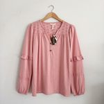 Matilda Jane NWT  Heart to Heart Possibilities Pink Knit Women's Top Sz S Small Photo 1