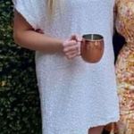 Lulus White Sequin Dress Photo 0