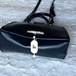 Steve Madden  Black Satchel with Gold Hardware Photo 7