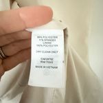 Rachel Zoe  Cinch Sleeve Open Drape Blazer in Cream Size S Photo 4