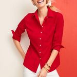 Talbots - Hot pink‎ women’s business casual button-down Size 6 Photo 1