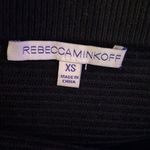 Rebecca Minkoff  Black Ribbed Bodycon Skirt Photo 3