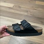 Birkenstock Papillio by  Arizona Flex Black Platform Slide Sandals EU 39/ US 8 Photo 13