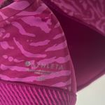 Athleta Advance Printed Sports Bra Fiji Magnolia Pink Animal Striped Zebra 36D Photo 6