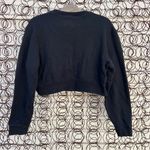 adidas Originals adicolor bold cropped sweatshirt in black SMALL Photo 2