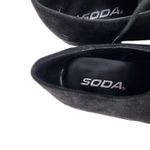 Soda Black Suede 90s Lace Up Chunky Platforms Boots Grunge Gothic Shoes Size 8 Photo 6