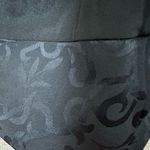 Nicole Miller  Collection Black Silk Strapless Dress Size 2 Photo 6