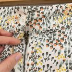 Loft  White Orange & Yellow Floral Womens Chino Dressy Shorts Womens 8 Beachy Photo 5