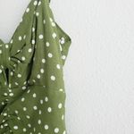 ZARA  Polka Dot Mini Rushed Ruffle Dress Photo 4