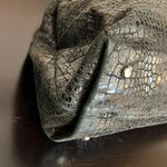 Kate Spade  Black Patent Leather Croc Pattern Shoulder Bag Satchel Tote EUC Photo 10