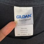 Gildan Vintage Nature Wild Wolf Lightning Black Graphic T-shirt ct Photo 3