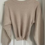 Pink Rose Cropped Sweater Photo 0