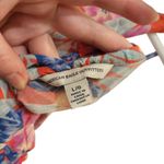 American Eagle Pink Tropical Floral Sleeveless Halter Romper Playsuit Sz Large Photo 7