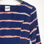 Nu New York  Red, White & Blue Striped Dress Size L Photo 6