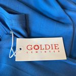 Goldie 100% Cotton Rib Henley Royal Blue Tank Mini Dress Size Small NWT Photo 5