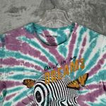 Chemistry Shirt Womens Large Purple Blue Tie Dye Tee Skull Casual Hippie Lounge Photo 3