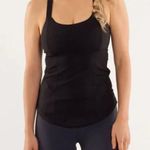 Lululemon | Work It Out Tank Solid Black Built-in Bra | Size 4 Photo 0
