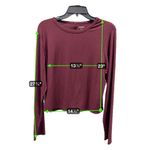 Arizona Jeans Arizona Jean Company Women's Deep Red Long Sleeve Tee Size XXL Photo 5