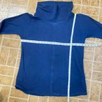 Lulu B Blue Mock Neck Long Sleeve Top Size M Photo 7
