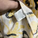 Dress Barn Blazer Jacket Women Size 20W Yellow White Floral Lined Elbow Sleeve Photo 3