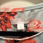 14th & Union Floral Sleeveless Top - Blue & Reds Photo 1