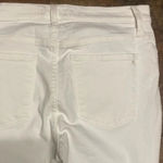 Madewell NWOT White Lightly Distressed High Rise Cropped Skinny Jeans Size 32P Photo 7