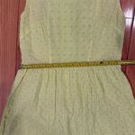 American Eagle  Women's Size 10 Green Eyelet Lace Fit-and-Flare Dress Photo 5