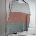 Cherish Sweater Short Sleeve Top with 3 Multi-Color Layers Size Large Photo 4