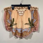 Farm Rio NWT  Womens Silky Shorts Yellow/Multi Size XLBanana Royalty Kalendoscope Photo 5
