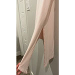 Athleta  Asymmetrical Side Tie Light Pink Tank Top Photo 5