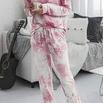 Pink Tie Dye Jogger Set Photo 8